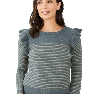 LC Lauren Conrad Blue Knit Sweater